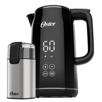 Kit Chaleira Digital 1,7L E Moedor De Café Elétrico Oster 110V