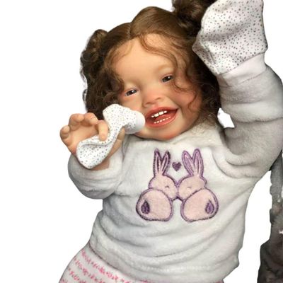 Bebê Reborn Menina Realista Artesanal Toda Em Vinil De Silicone Macio