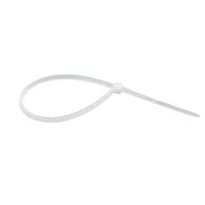 Abracadeira De Nylon 200x4,8mm Branca Com 100un