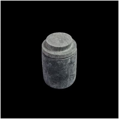 Manteigueira Francesa Redonda Servir Decorar Pedra Sabão 9Cm