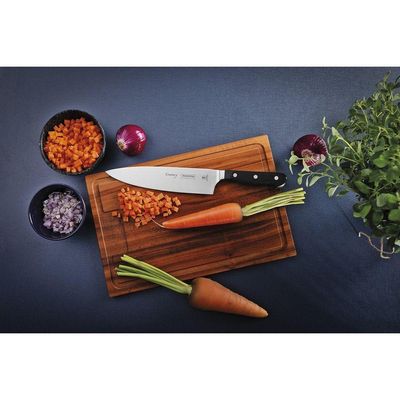 Faca Chef Tramontina Century Lâmina Aço Inox E Cabo Policarbonato E Fibra De Vidro 8 Tramontina