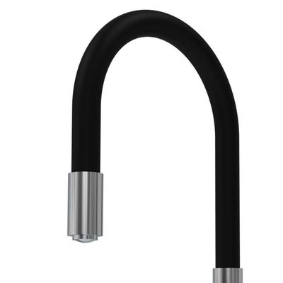 Torneira Zagonel Motion Flexível De Parede Preta