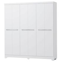 Guarda Roupa Casal 6 Portas 217x202 Cm E530 Kappesberg Branco