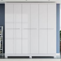 Guarda Roupa Casal 6 Portas 217x202 Cm E530 Kappesberg Branco