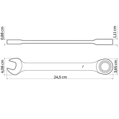 Chave Combinada Com Catraca 19 Mm Tramontina Master Tramontina