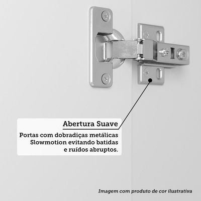 Cozinha 6 Peças Espaços Micro-ondas Slim Luciane Móveis Freijó/freijó Brasil/verde Jade