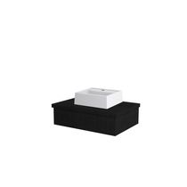 Conjunto Bancada C-cuba Q32 Metrópole 600 Nogal Preto ônix