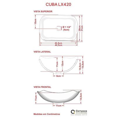 Conjunto Bancada C-cuba L42 E Prateleira Metrópole 805 Preto ônix Snow