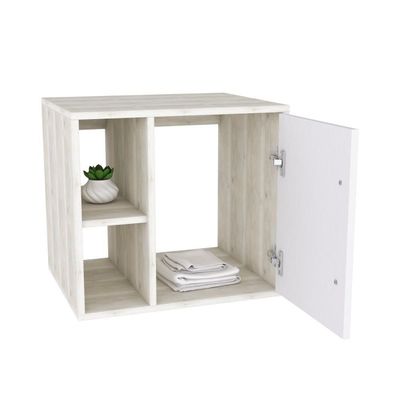 Conjunto Balcão E Espelheira Soft 500 Perffect Acetinado Snow C-branco Chess