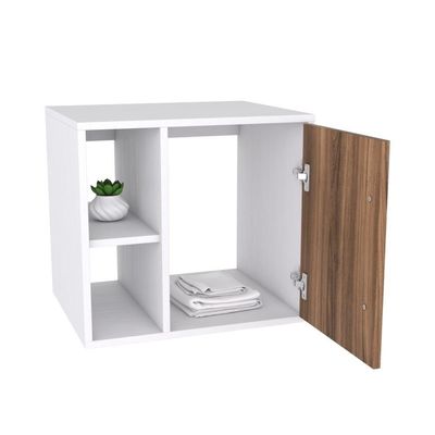 Conjunto Balcão E Espelheira Soft 600 Perffect Acetinado Branco Chess C-nogal
