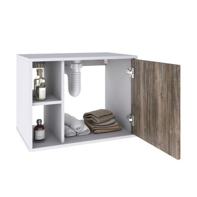 Gabinete Soft 600 Perffect Acetinado Branco Chess C-carvalho Dark