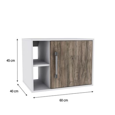 Gabinete Soft 600 Perffect Acetinado Branco Chess C-carvalho Dark