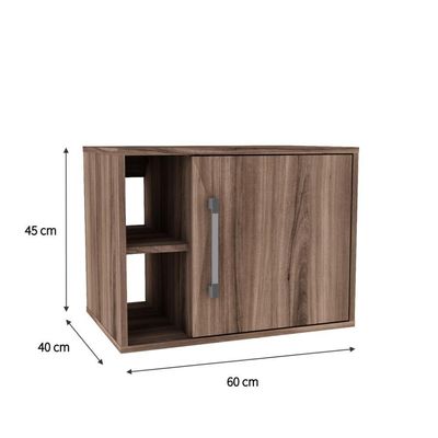 Gabinete Soft 600 Perffect Acetinado Nogal