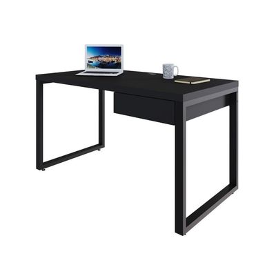 Mesa Operacional C-01gav. 135x70x75cm Yon Preto Tx-est.preta Preto Tx-est.preta