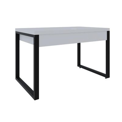 Mesa Operacional C-01gav. 120x70x75cm Yon Branco Tx-est.preta Branco Tx-est.preta