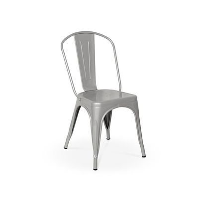 Kit 16 Cadeiras Iron Tolix Design Industrial - Cinza