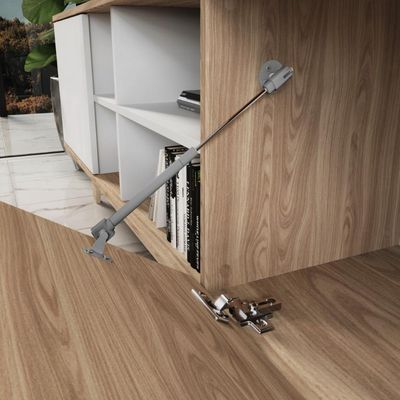 Rack Para Tv Até 75'' Com 2 Portas E Nichos 200cm Lars - Branco