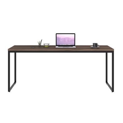 Mesa Dynamica Diretor 180x60x75cm Nogal - Est.preta Nogal - Est.preta