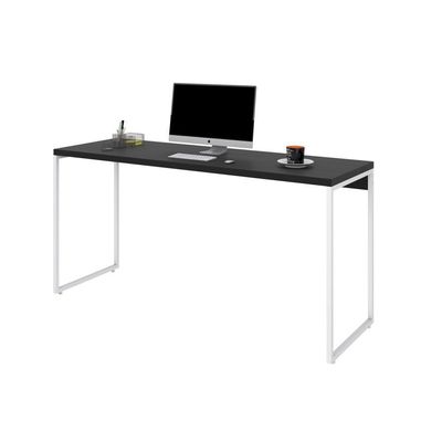 Mesa Dynamica 150x60x75cm Preto ônix - Est.branca Preto ônix - Est.branca