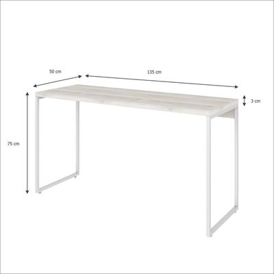 Mesa Dynamica 135x50x75cm Snow - Est.branca Snow - Est.branca