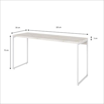Mesa Dynamica 150x60x75cm Snow - Est.branca Snow - Est.branca