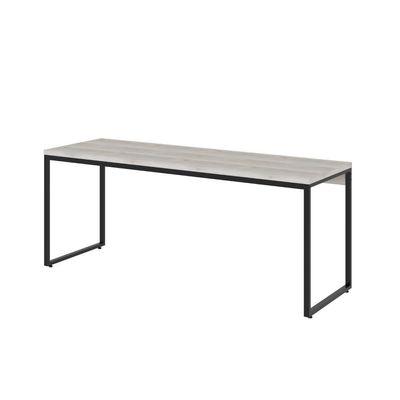 Mesa Dynamica Diretor 180x60x75cm Snow - Est.preta Snow - Est.preta