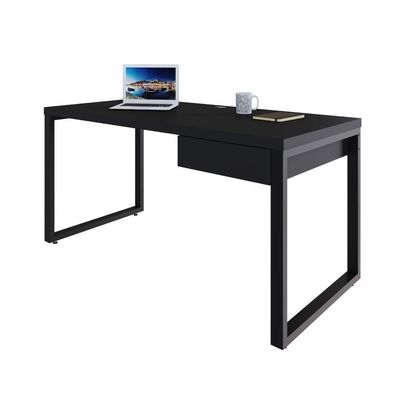 Mesa Diretor C-01 Gav. 150x70x75cm Yon Preto Tx-est.preta Preto Tx-est.preta