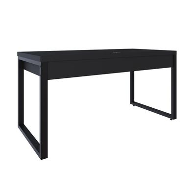 Mesa Diretor C-01 Gav. 150x70x75cm Yon Preto Tx-est.preta Preto Tx-est.preta