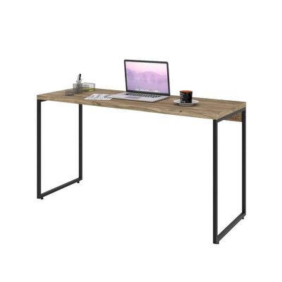 Mesa Dynamica 135x50x75cm Carvalho - Est.preta Carvalho - Est.preta