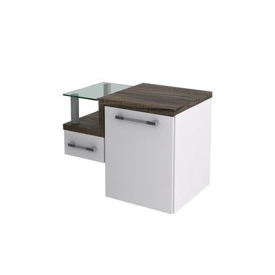 Gabinete Armario Para Banheiro Legno 630 (somente Balcao) Branco Chess C-carvalho Dark