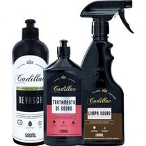 Kit Limpeza Automotiva E Tratamento Couro Nevasca Cadillac