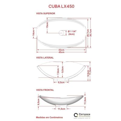 Conjunto Bancada C-cuba L45, Prateleira E Espelheira Metrópole 806 Carvalho Carvalho Dark