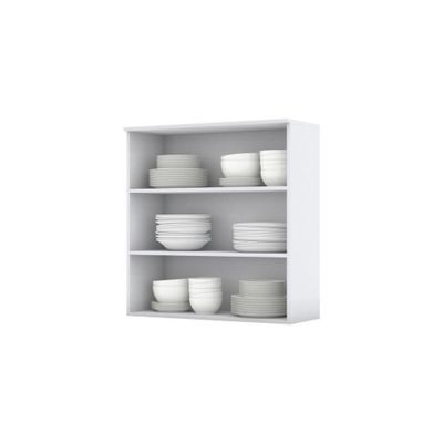 Armário Aéreo 02 Portas 80 Cm Americana Henn Branco Hp