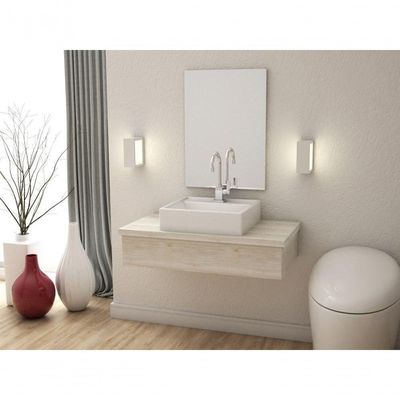 Conjunto Bancada C-cuba Q39 E Espelheira Metrópole 801 Preto ônix Snow