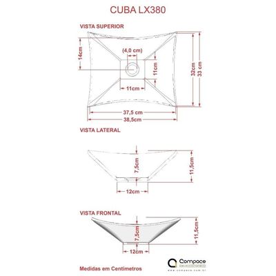 Conjunto Balcão C-cuba L38 E Espelheira Soft 500 Branco Chess C-preto ônix Branco Chess C-snow