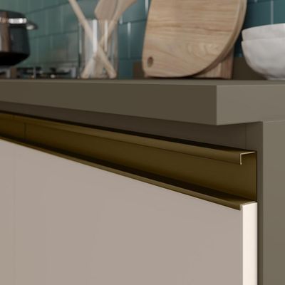 Kit Ilha Gourmet Connect Com Balcões 60cm E Porta Toalha Duna-cristal Móveis Henn Duna-cristal