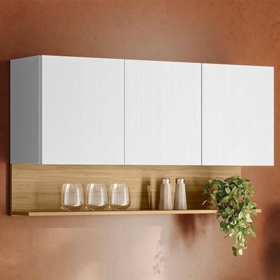 Armario Aereo 3 Portas 120 Cm Line Ktp Supremo Cp Freijo