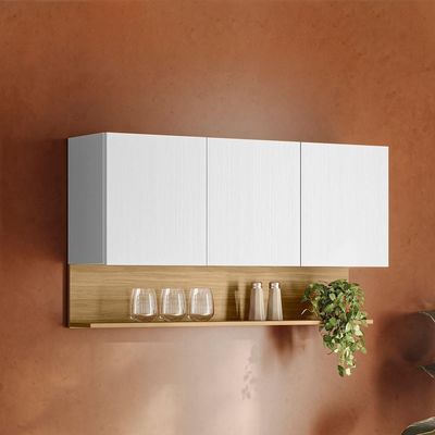 Armario Aereo 3 Portas 120 Cm Line Ktp Supremo Cp Freijo