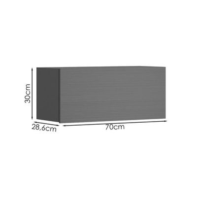 Armario Aereo Basculante 70 Cm Line Ktp Gris