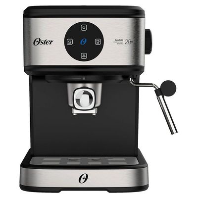 Kit Espresso Oster - Cafeteira Double e Moedor de Café Elétrico Inox 220V