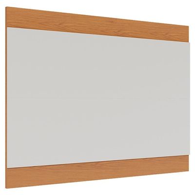 Painel Suspenso TV 75 Polegadas 200 Cm Nilo Colibri Off White Matte Freijo