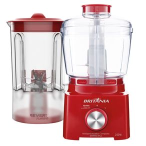 Multiprocessador com Liquidificador Britânia Compacto Plus BMP950V Vermelho 127V é ruim? Multiprocessador com Liquidificador Britânia Compacto Plus BMP950V Vermelho 127V é boa?