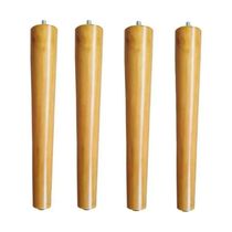 Kit 4 Pés Palito 32 Cm Eucalipto Poltronas Namoradeira Puffs