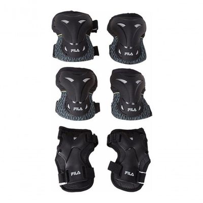Kit De Proteção Fila - Patins, Skate, Patinete Bike Fitness Xg