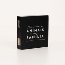 Porta-retrato Registro Pet Família