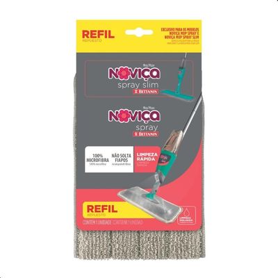 Refil Mop Noviça Spray E Slim 100% Microfibra Bettanin