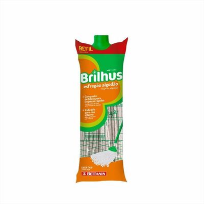 Brilhus Refil Mop Esfregão Algodão