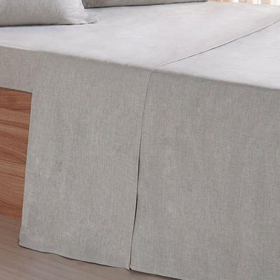 Jogo De Cama King 4 Pçs Line Stile 100% Poliéster 193x203x40cm Verde Alfafa