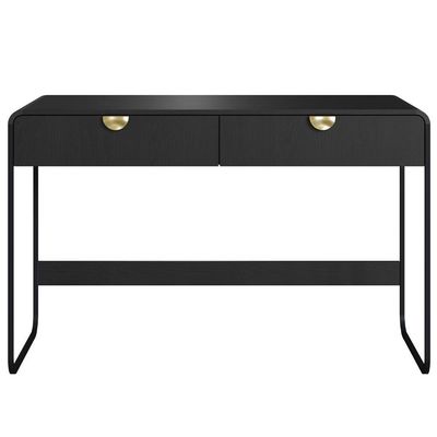 Escrivaninha Organico 2 Gavetas 125 Cm 28067 Artesano Nero Preto