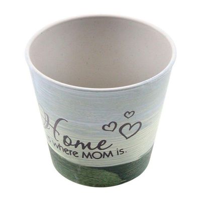Kit 10 Mini Vasos De Planta Cachepot Estampados Decorados 11cm